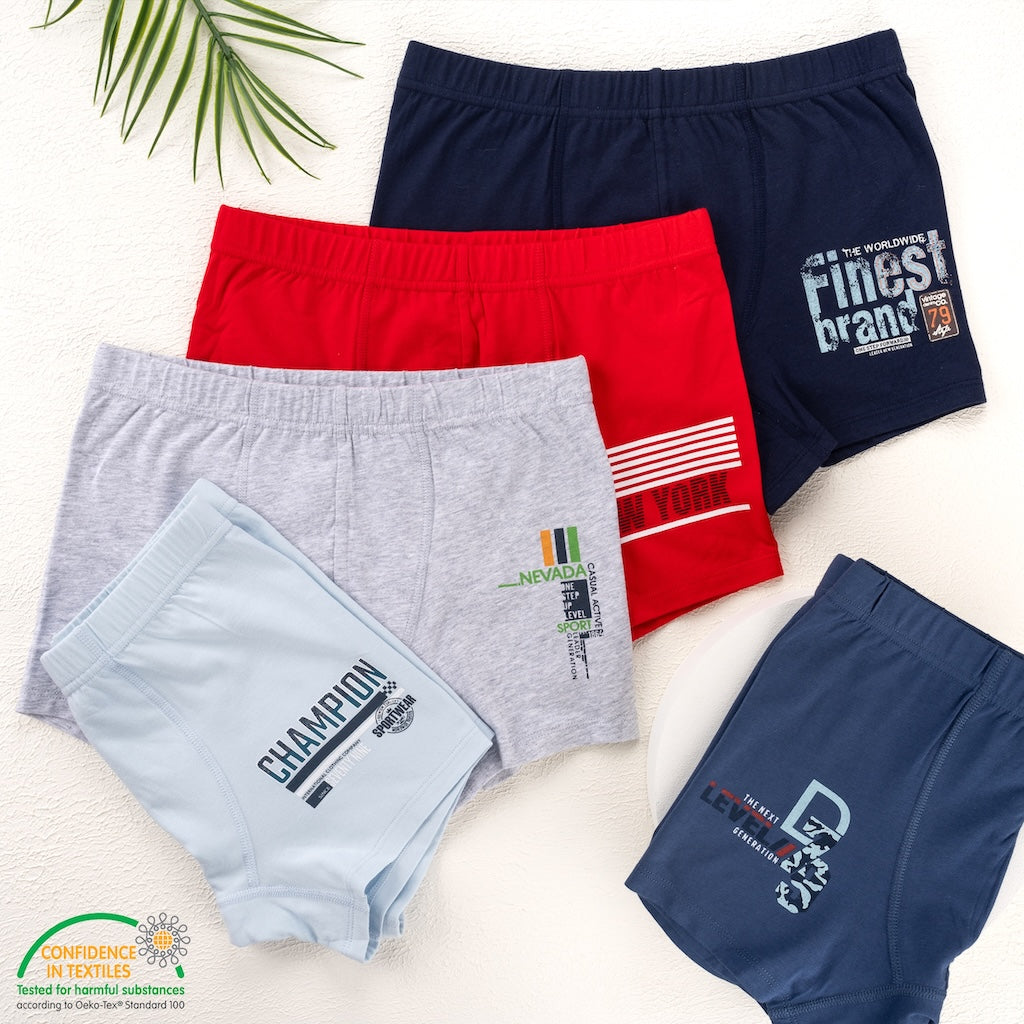 10 Jungen Boxershorts Unterhosen aus Baumwolle 92-170