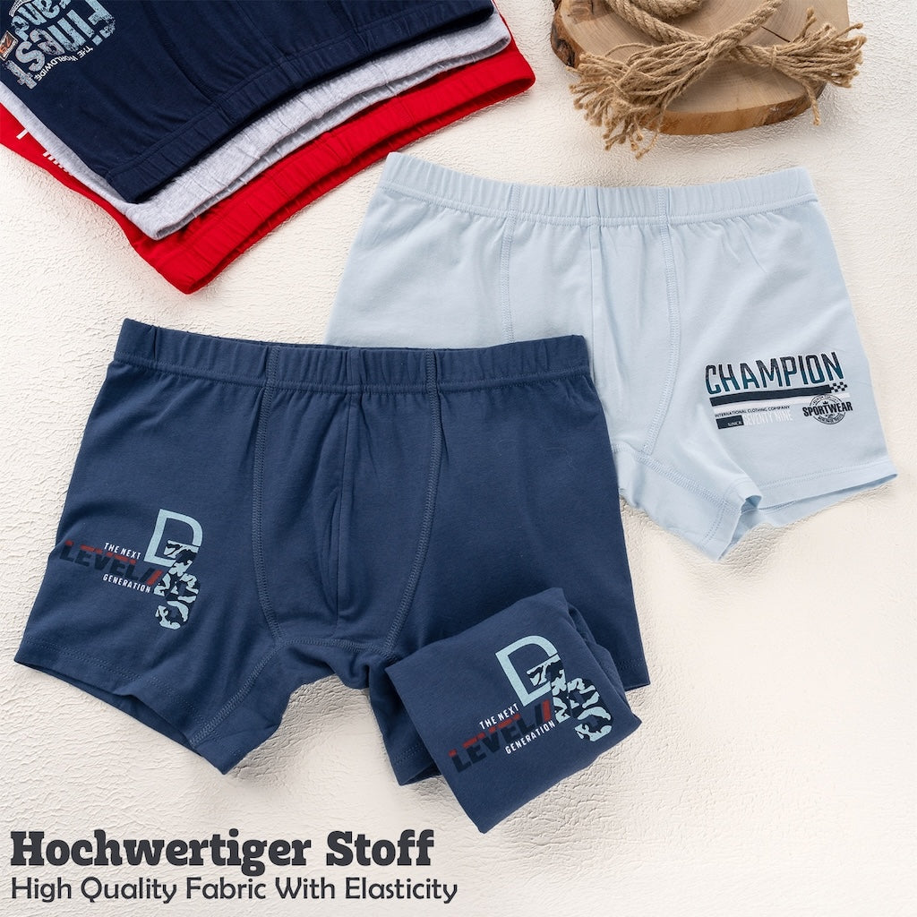 10 Jungen Boxershorts Unterhosen aus Baumwolle 92-170