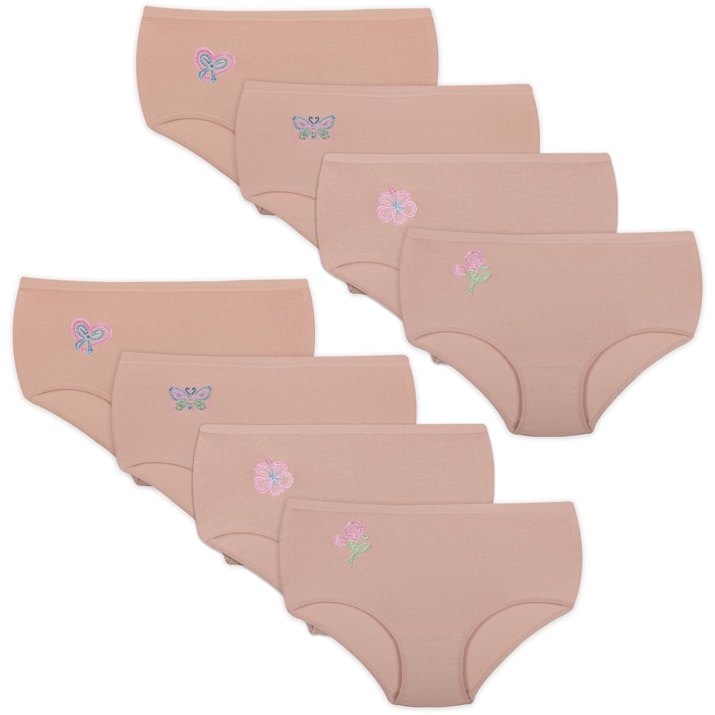 8er Set Taillen Slips - Mix - Bunt