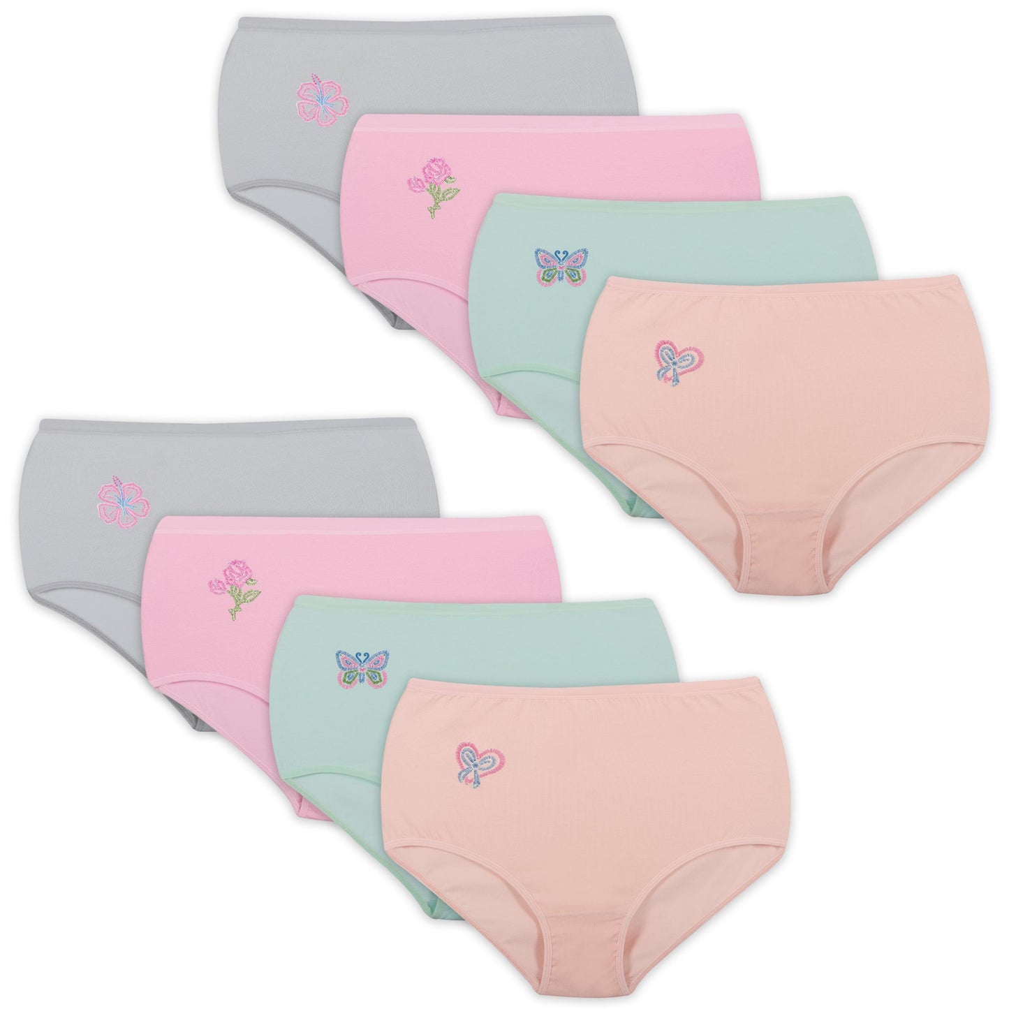8er Set Taillen Slips - Mix - Bunt