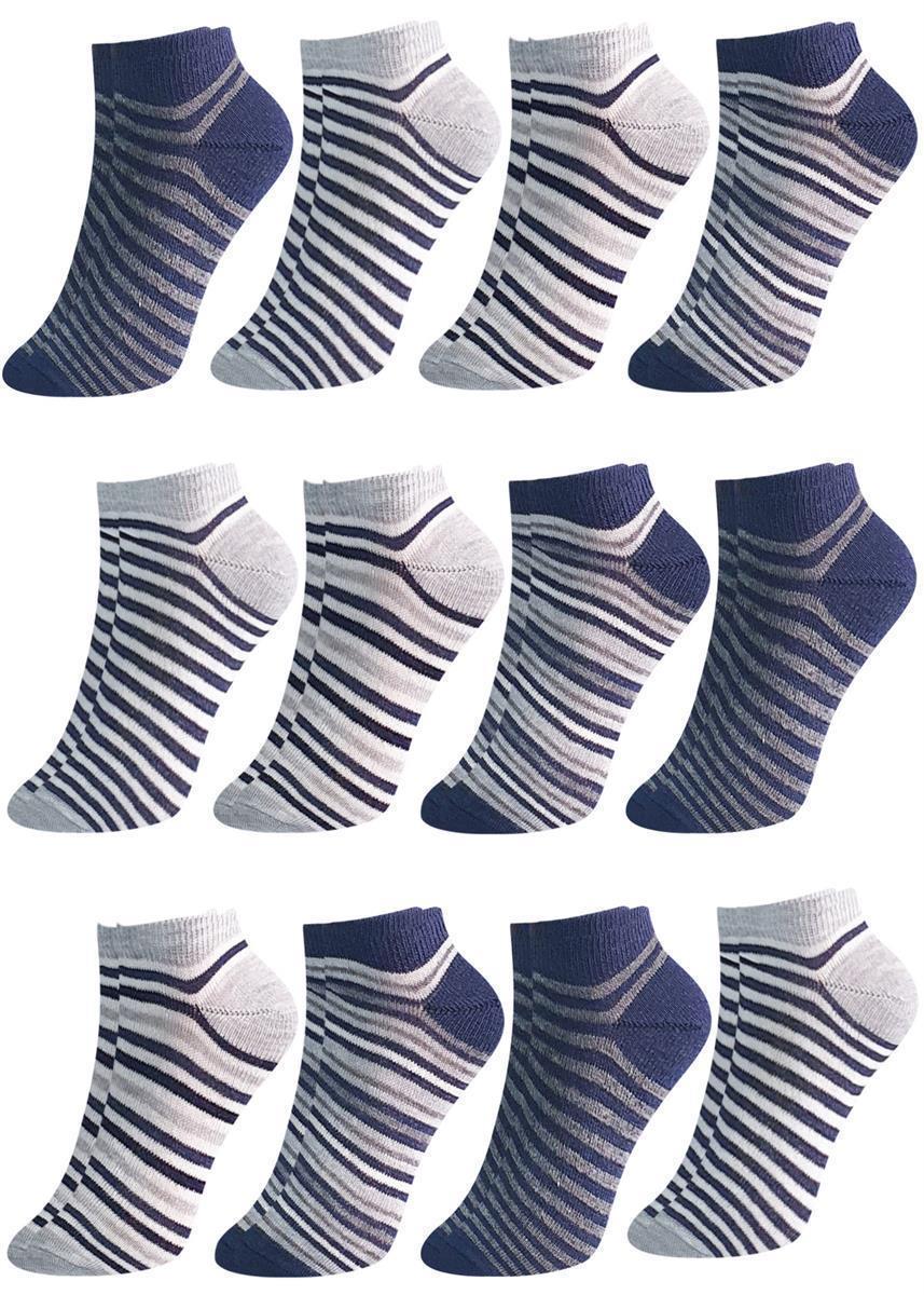 12 Paar Jungen & Mädchen Kurzsocken - Basics - Mehrfarbig