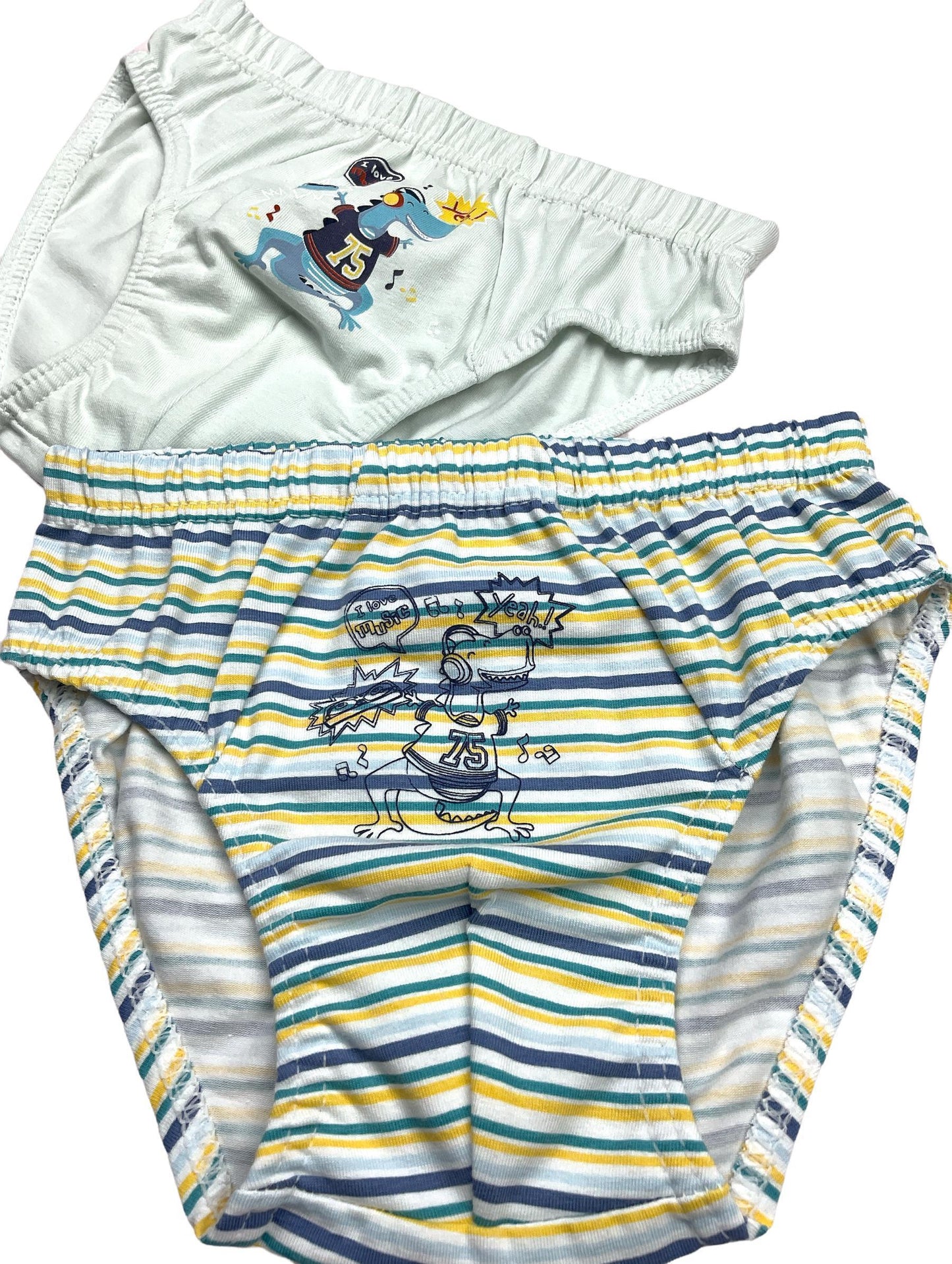 10er Set Jungen Slips - Dino - Bunt