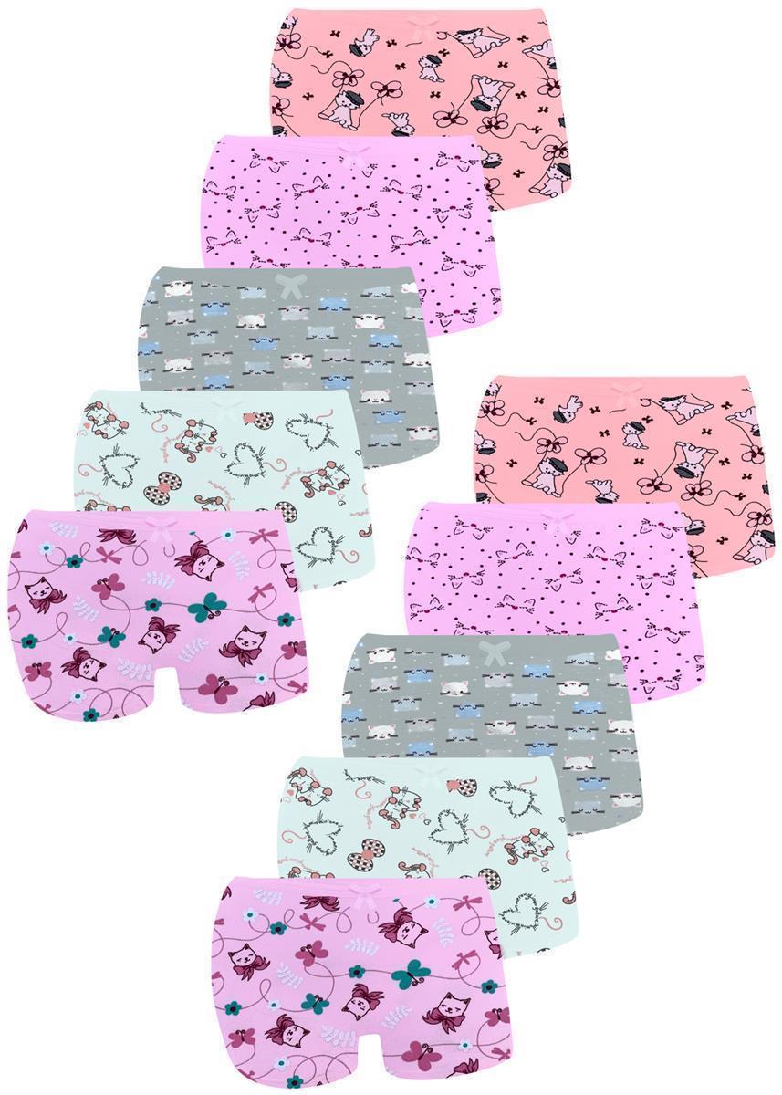 10 Mädchen Pantys aus Baumwolle Unterwäsche Gr.92-158
