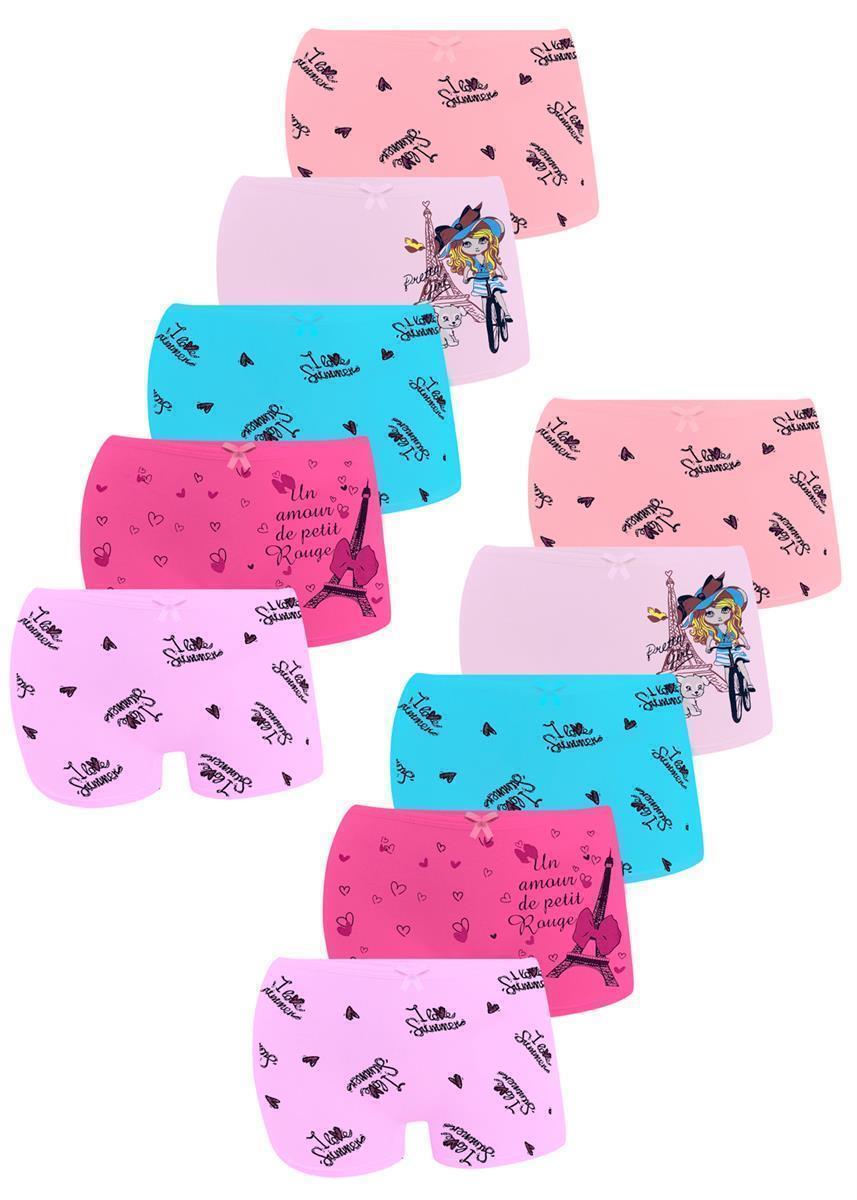 10 Mädchen Pantys aus Baumwolle Unterwäsche Gr. 92-158