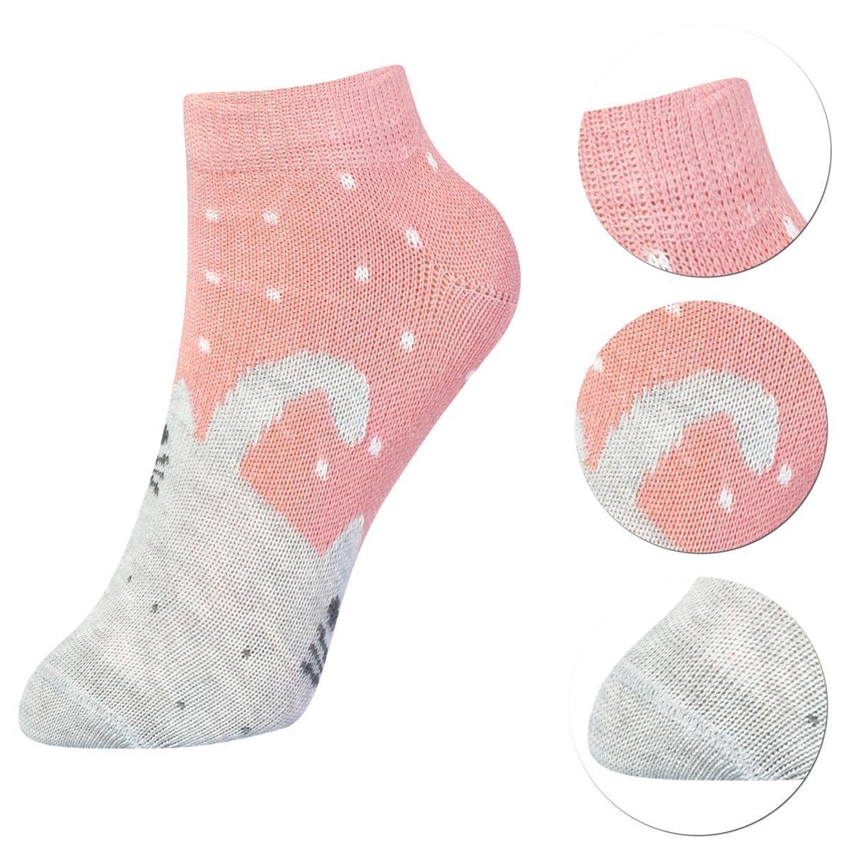 12 Paar Mädchen Socken Sneakersocken Kindersocken 21-36