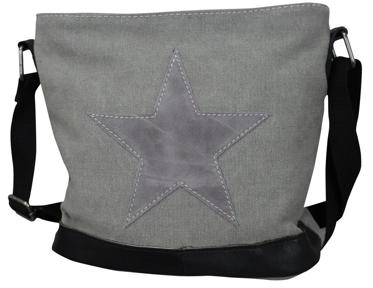 Stern Damen Umhängetasche Canvas