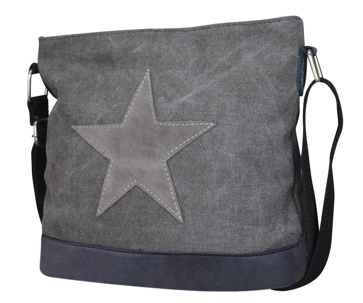 Stern Damen Umhängetasche Canvas