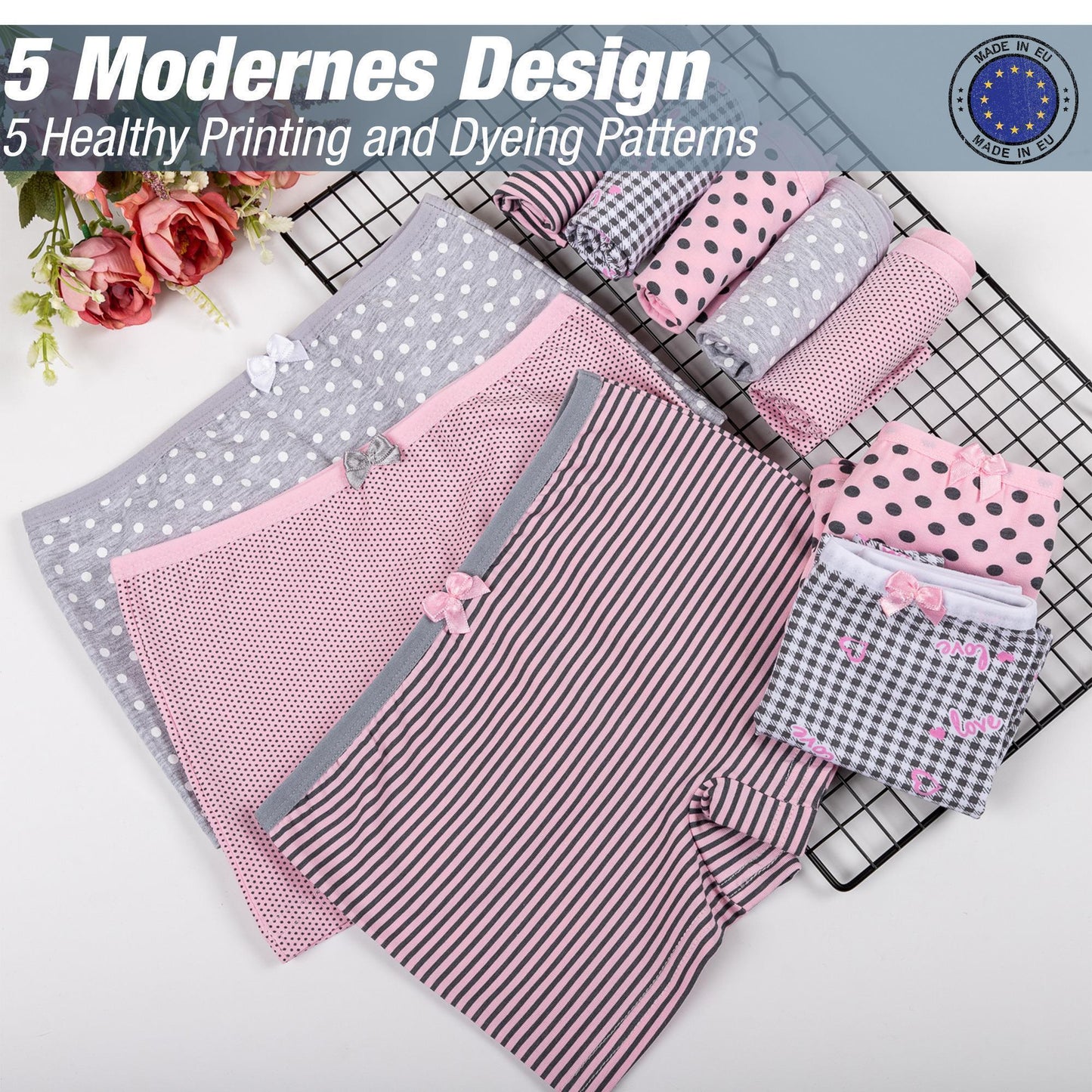 10er Set Mädchen Pantys - Mix - Bunt