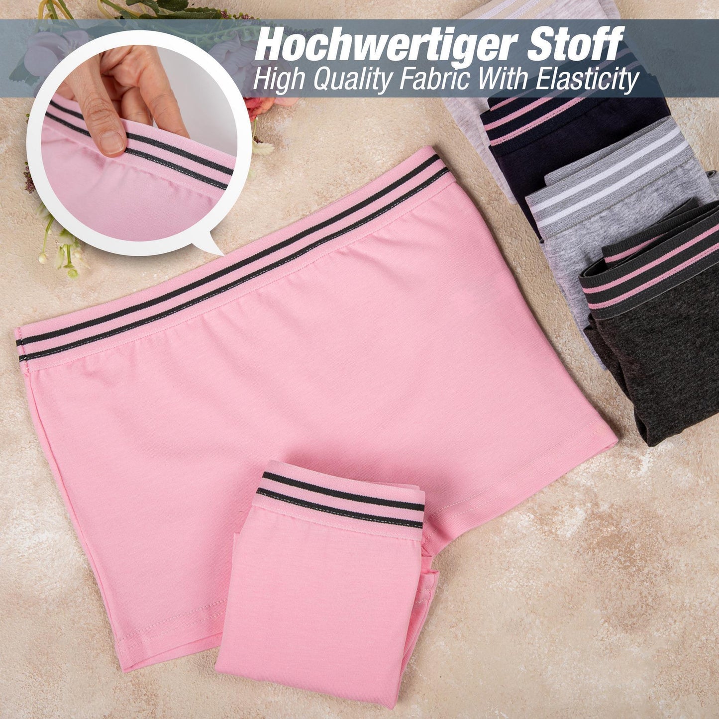 10er Set Pantys Boxershorts - Streifen