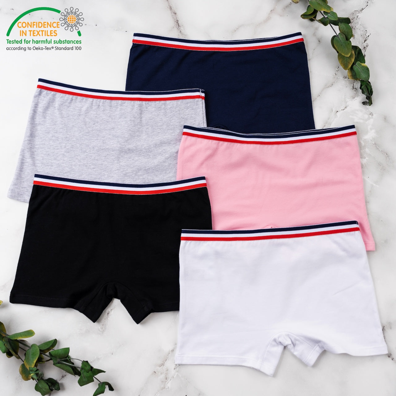 10er Set Pantys Boxershorts - Streifen