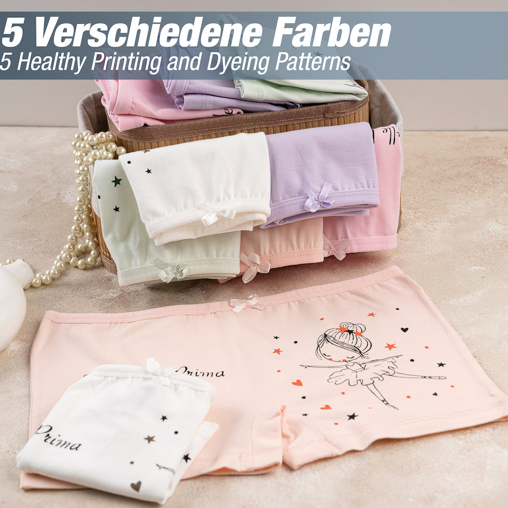 10 Mädchen Pantys Baumwolle - Princess