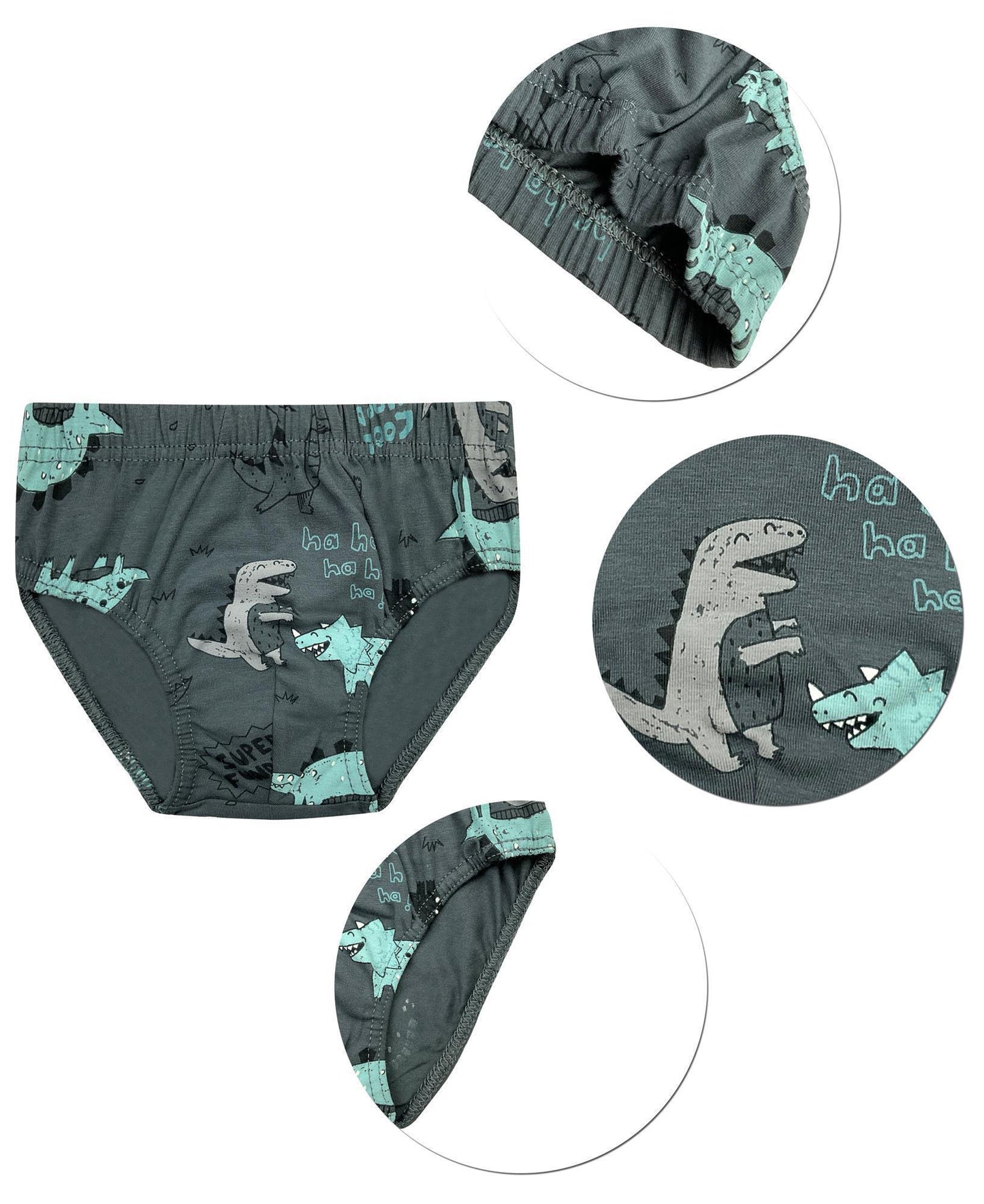 5er Set Jungen Slips - Dino - Bunt