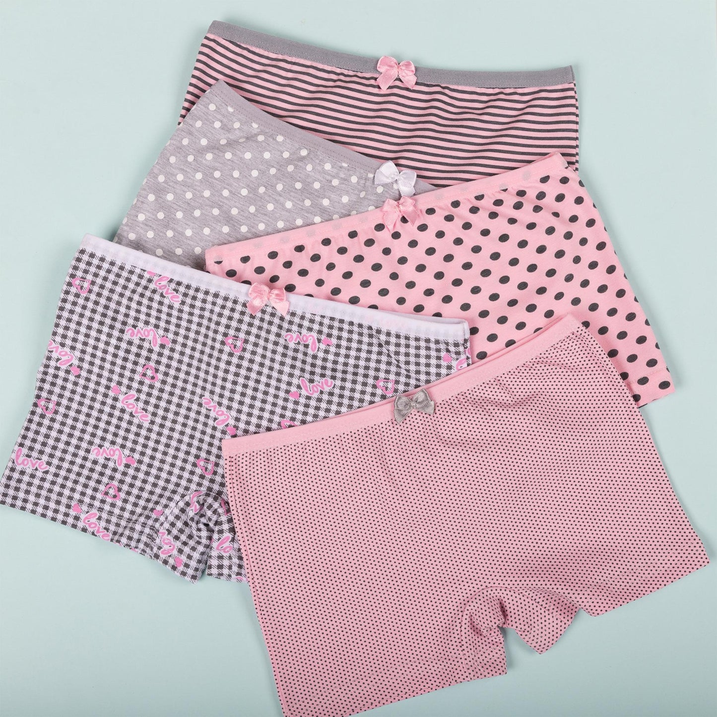 10er Set Mädchen Pantys - Mix - Bunt