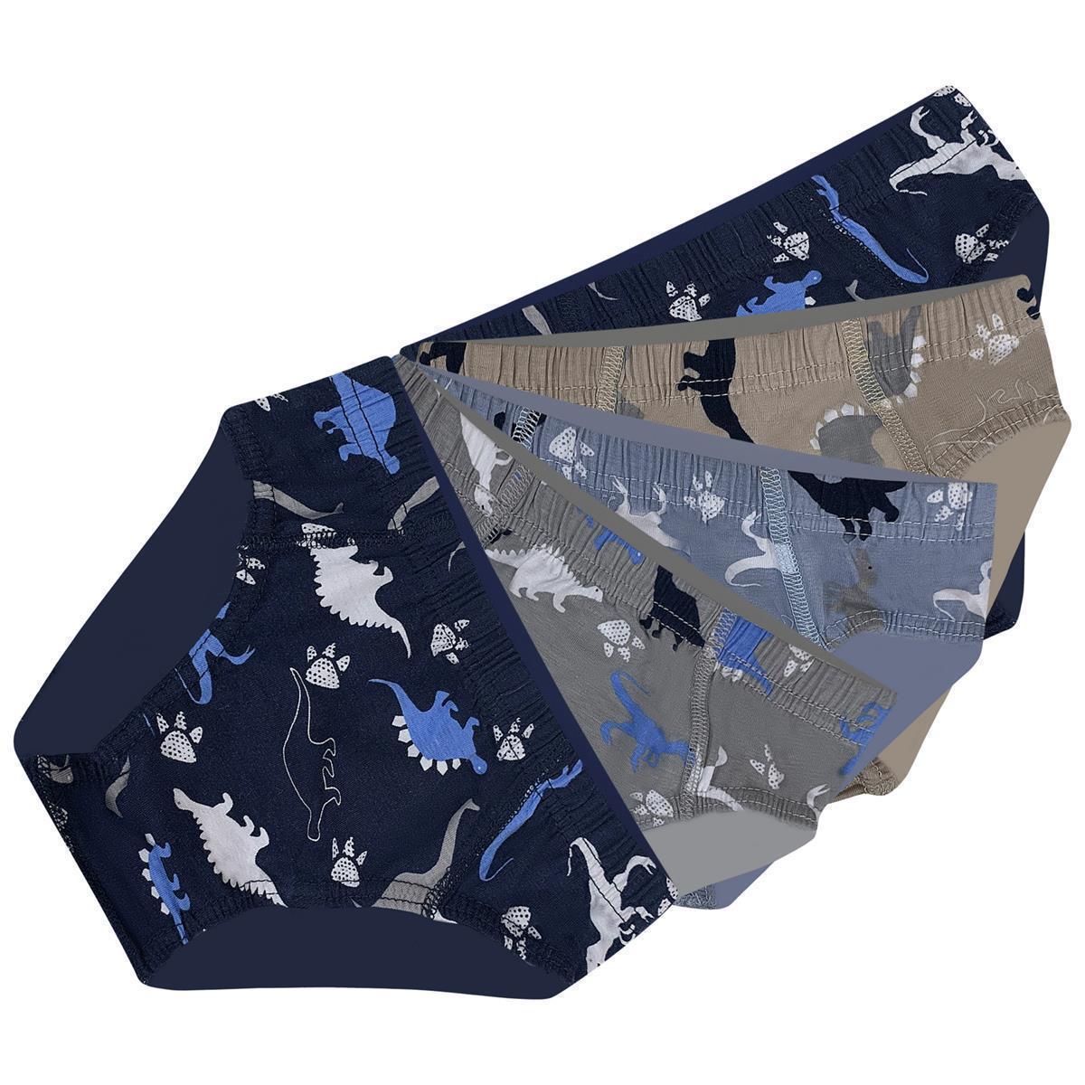10er Set Jungen Slips - Dinosaurier- Bunt