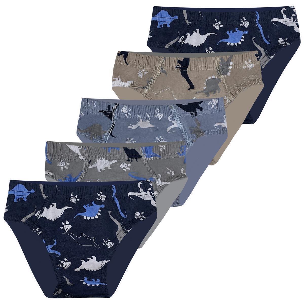 10er Set Jungen Slips - Dinosaurier- Bunt