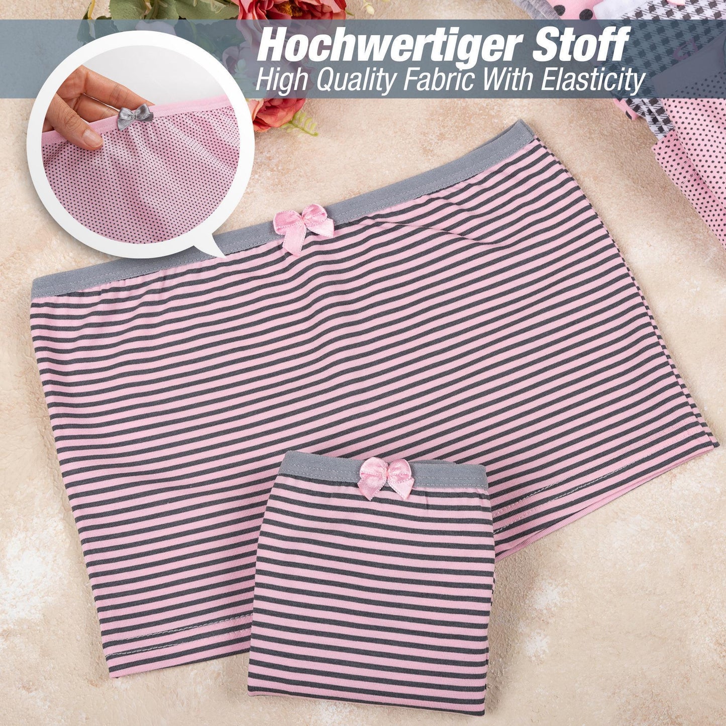 10er Set Mädchen Pantys - Mix - Bunt