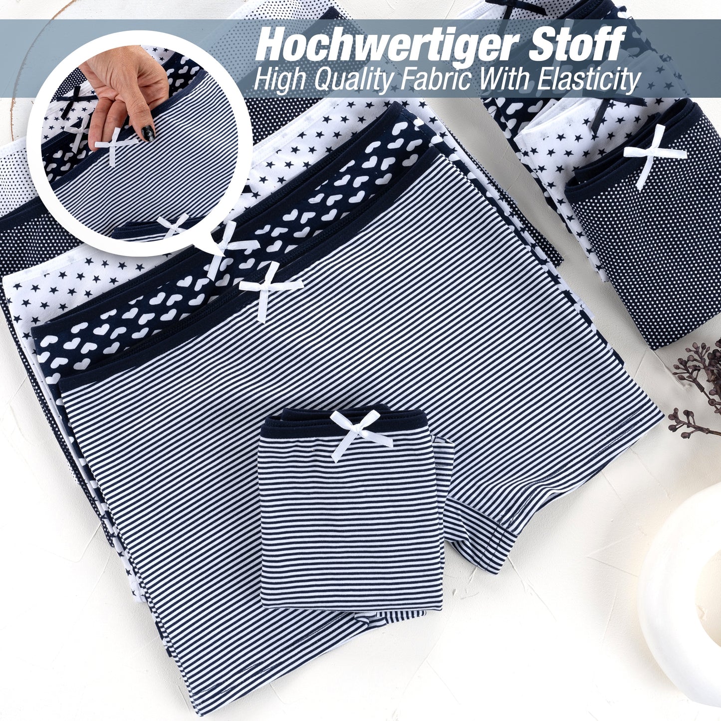 10er Set Mädchen Pantys - Mix - Bunt