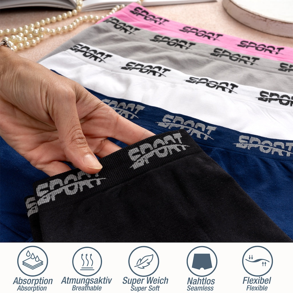 10er Set Mädchen Pantys Boxershorts - Sport