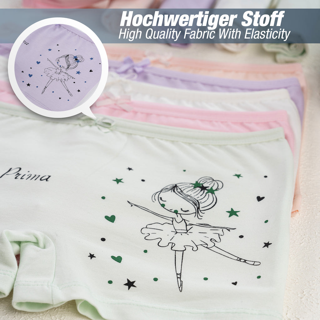 10 Mädchen Pantys Baumwolle - Princess