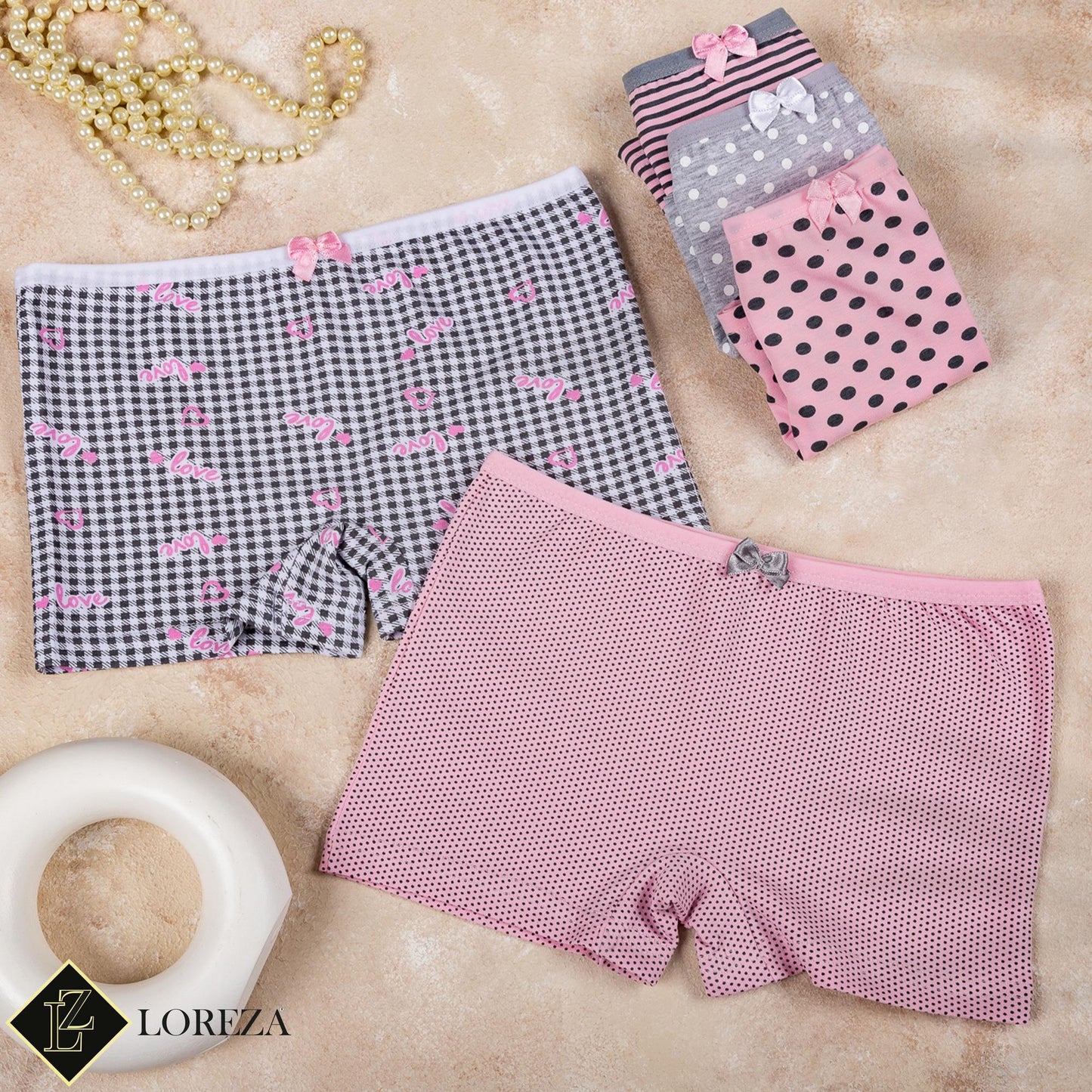 10er Set Mädchen Pantys - Mix - Bunt