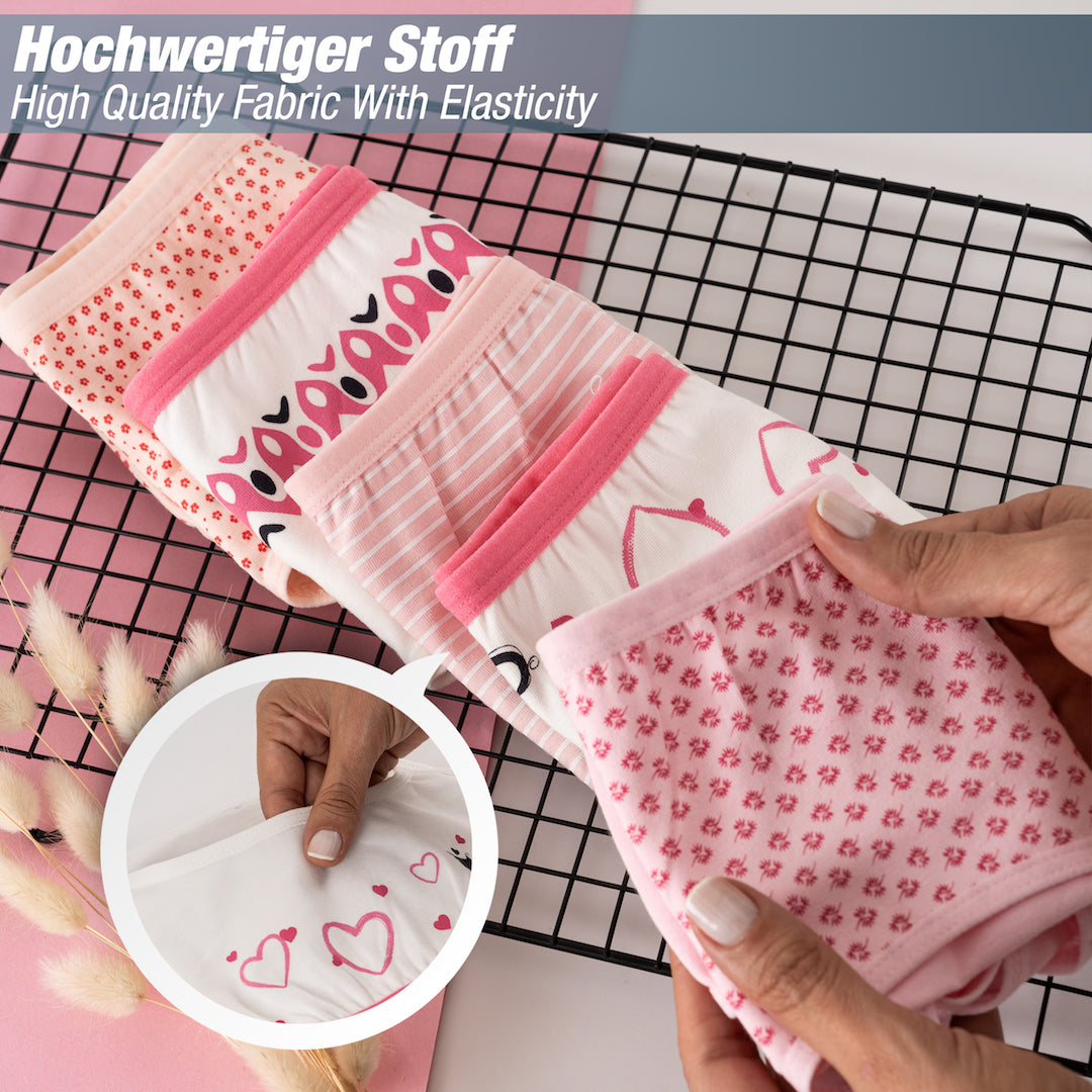5er Set Mädchen Bustier BH - Mix - Bunt