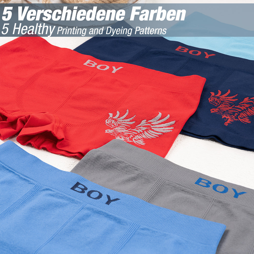 10er Set Jungen Boxershorts - Adler - Bunt