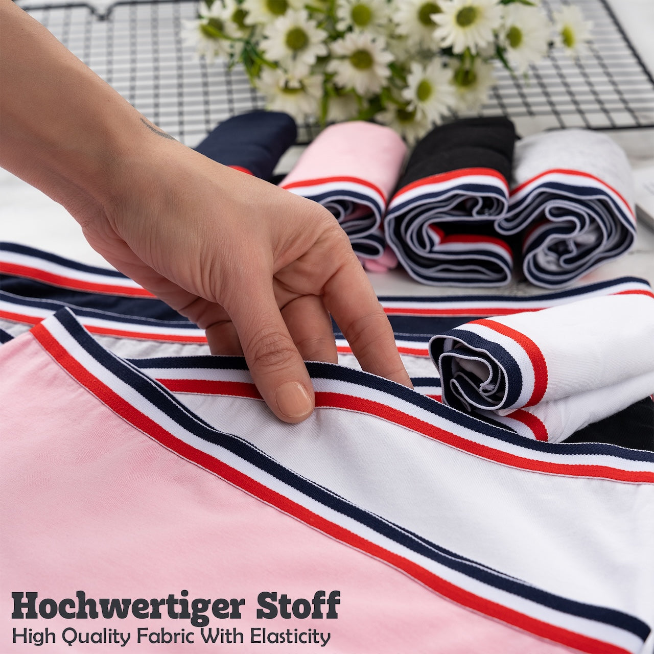 10er Set Pantys Boxershorts - Streifen