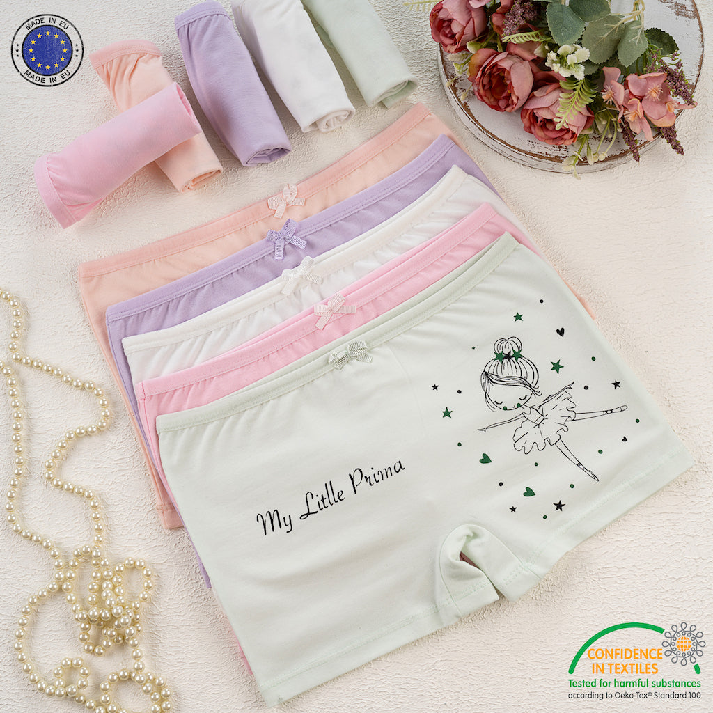 10 Mädchen Pantys Baumwolle - Princess