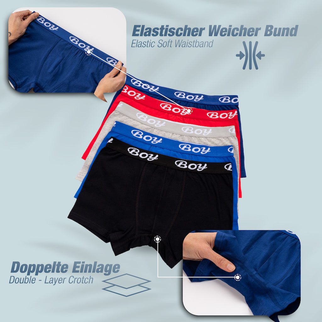 10er Pack Jungen Boxershorts - BOY - Bunt