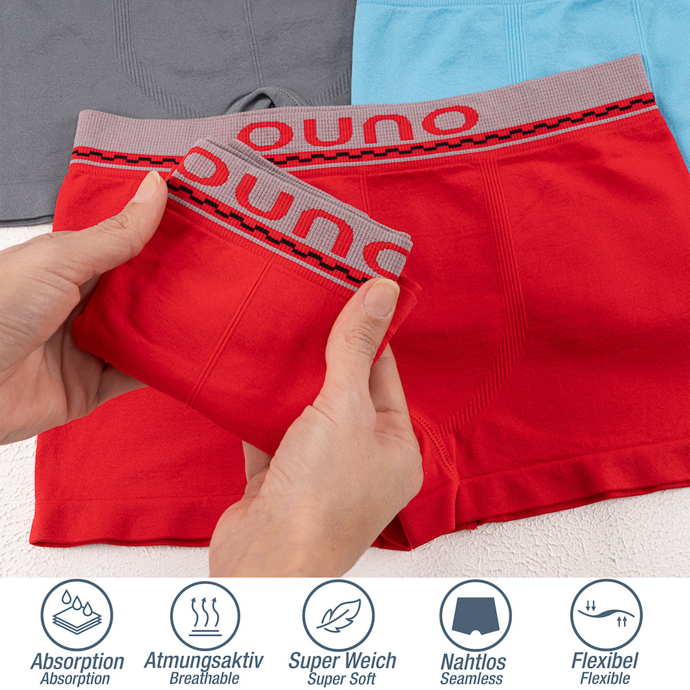 10er Set Jungen Boxershorts - Kariert - Bunt