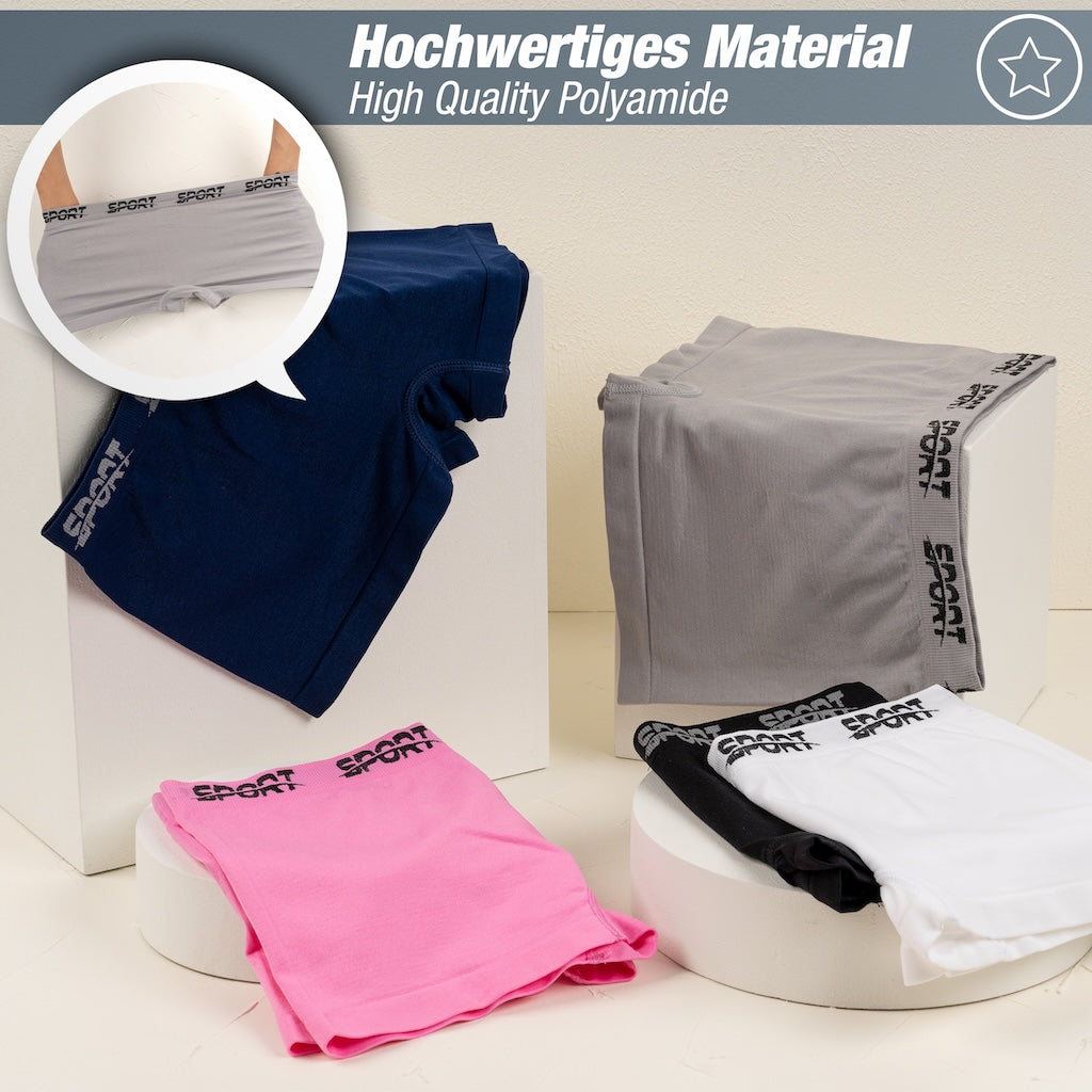 10er Set Mädchen Pantys Boxershorts - Sport