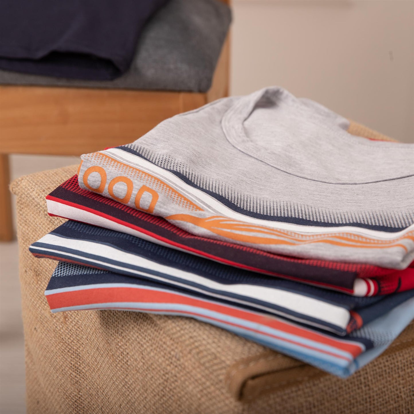 5er Set Jungen Unterhemden - Mood - Bunt