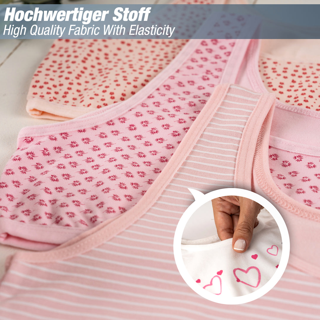 5er Set Mädchen Bustier BH - Mix - Bunt