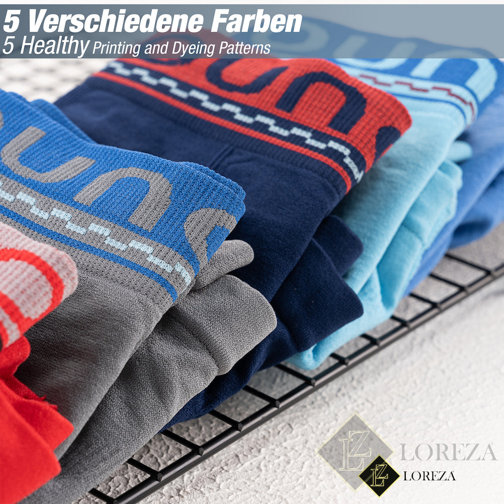 10er Set Jungen Boxershorts - Kariert - Bunt