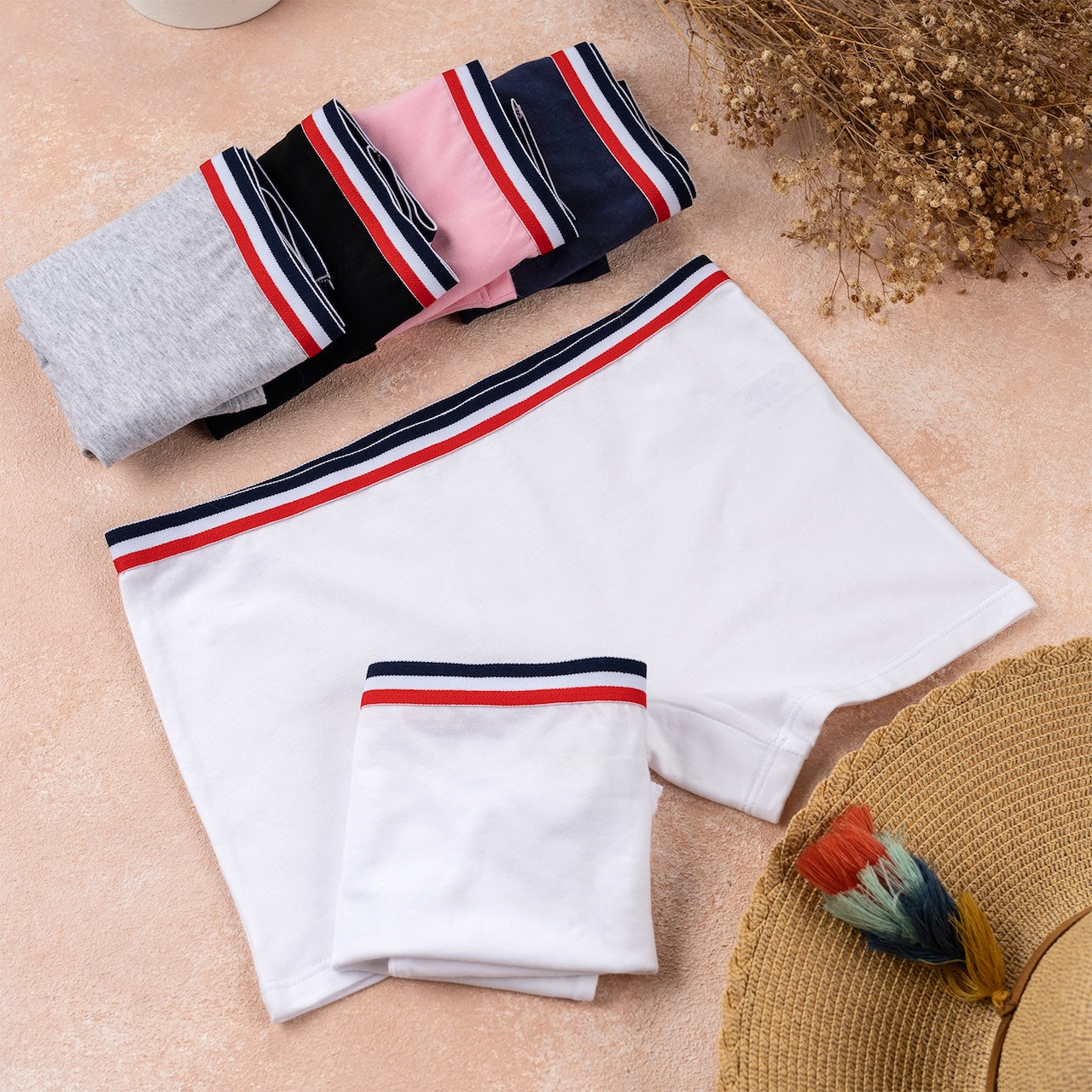 10er Set Pantys Boxershorts - Streifen
