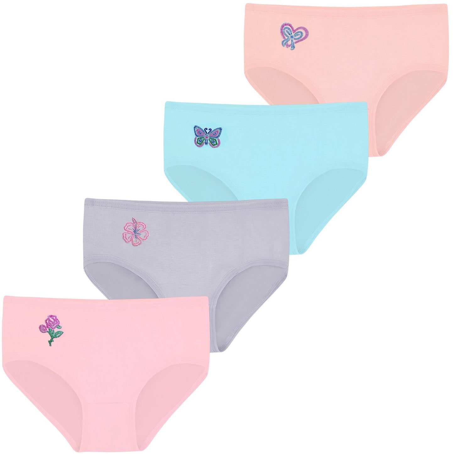 4 Damen Taillenslips aus Baumwolle 2XL-7XL