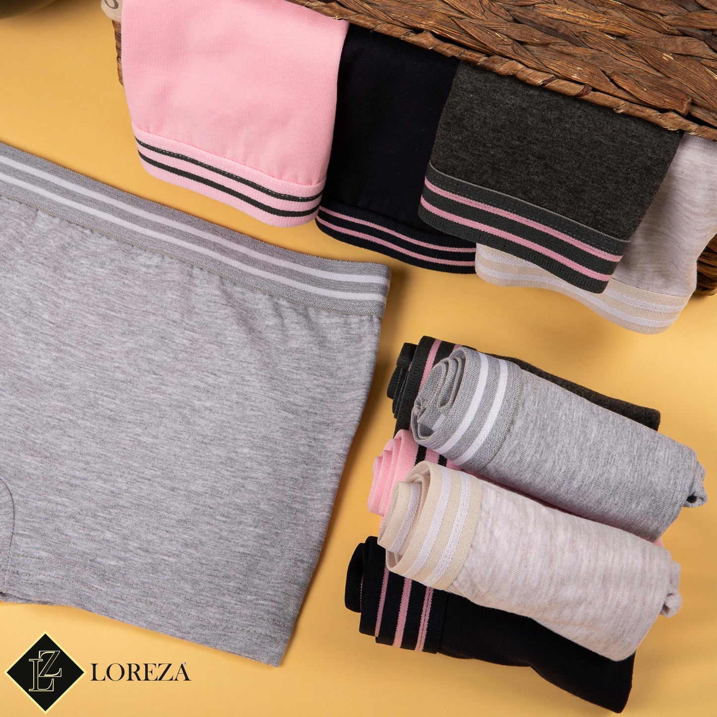 10er Set Pantys Boxershorts - Streifen