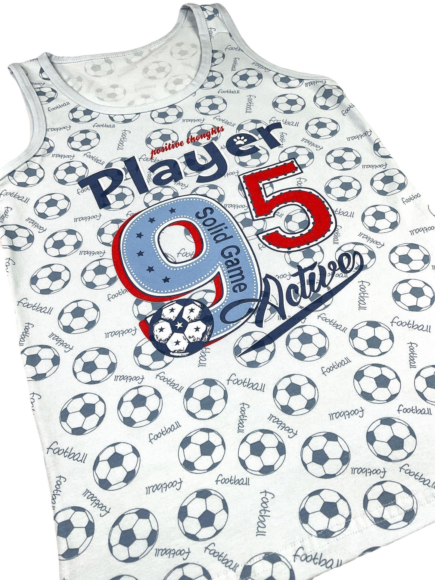 5er Set Jungen Unterhemden - Player - Bunt