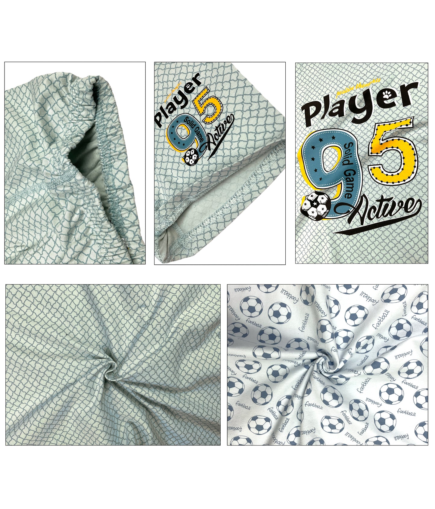 10er Set Jungen Boxershorts - Player - Bunt