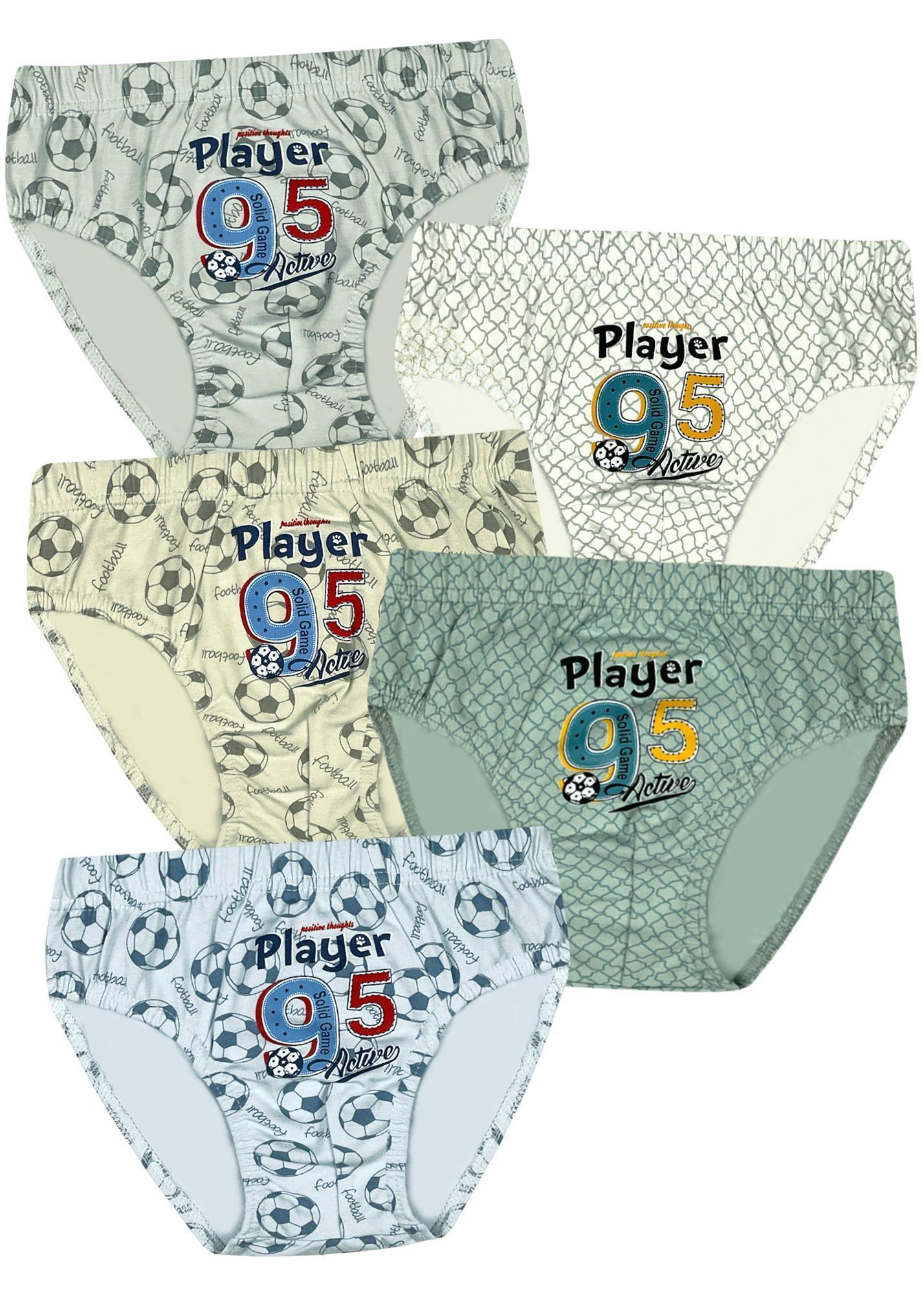 5er Set Jungen Slips - Player - Bunt