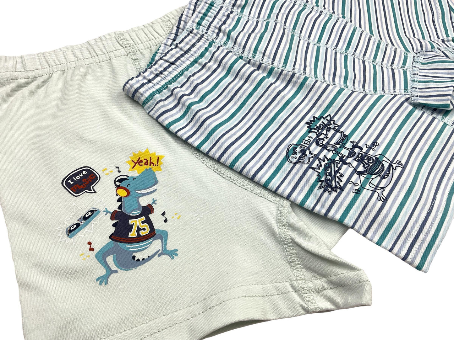 5er Set Jungen Boxershorts - Dino - Bunt