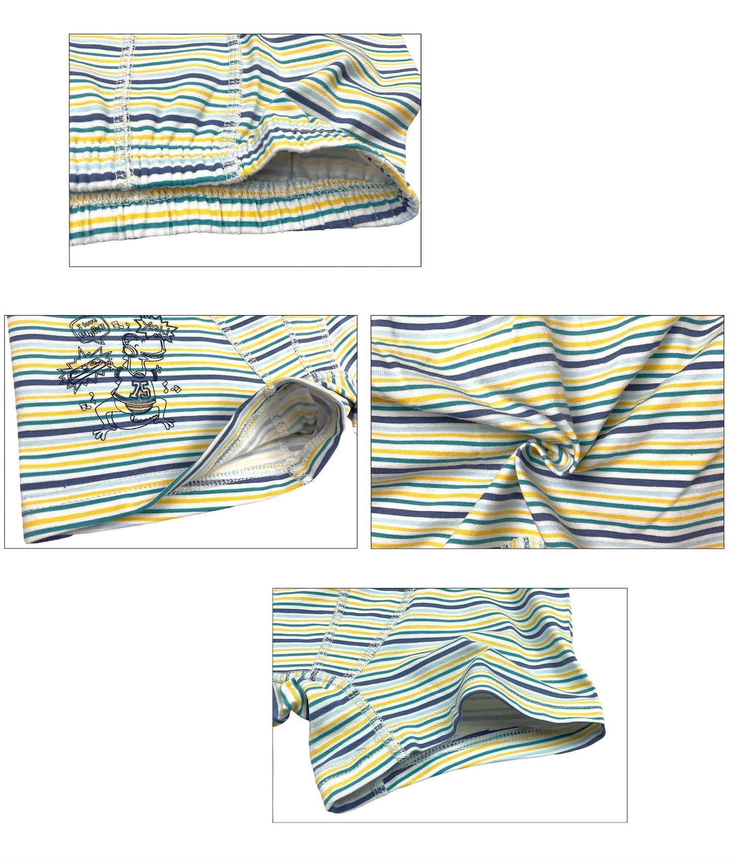 5er Set Jungen Boxershorts - Dino - Bunt