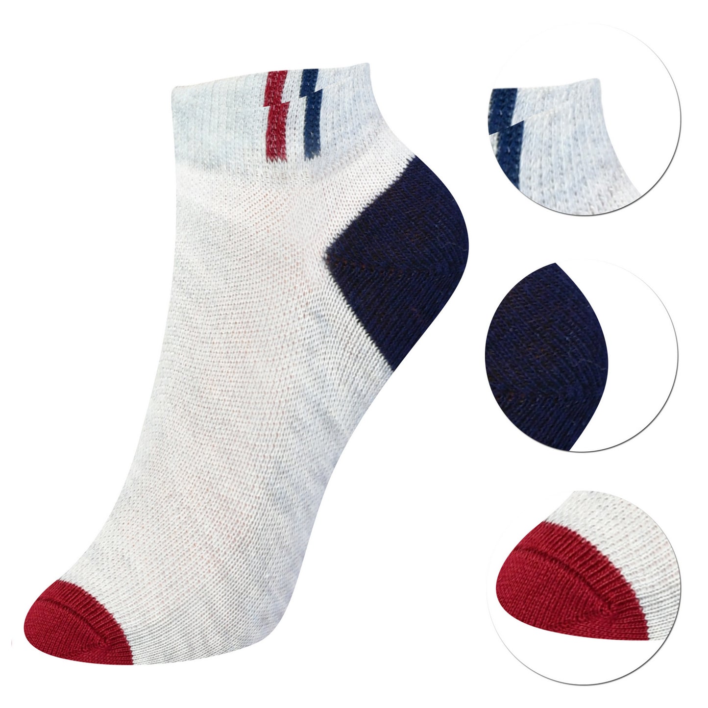 12 Paar Jungen & Mädchen Kurzsocken - Basics - Mehrfarbig