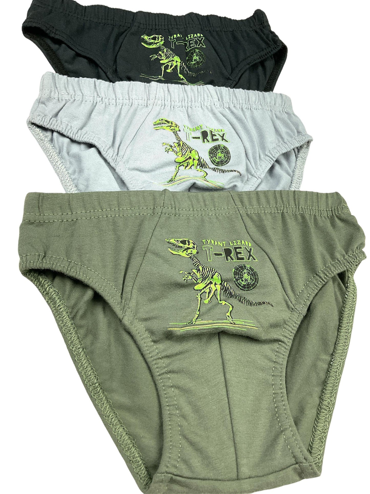 10er Set Jungen Slips - T-Rex - Bunt