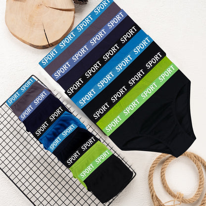 6er Set Jungen Slips Baumwolle - Basics - Bunt
