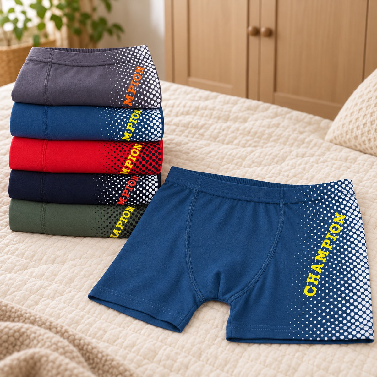 10er Set Jungen Boxershorts - Champion - Bunt