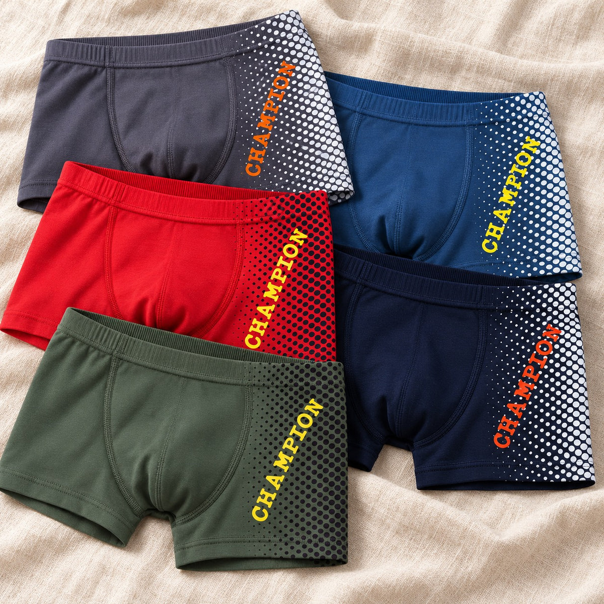 10er Set Jungen Boxershorts - Champion - Bunt