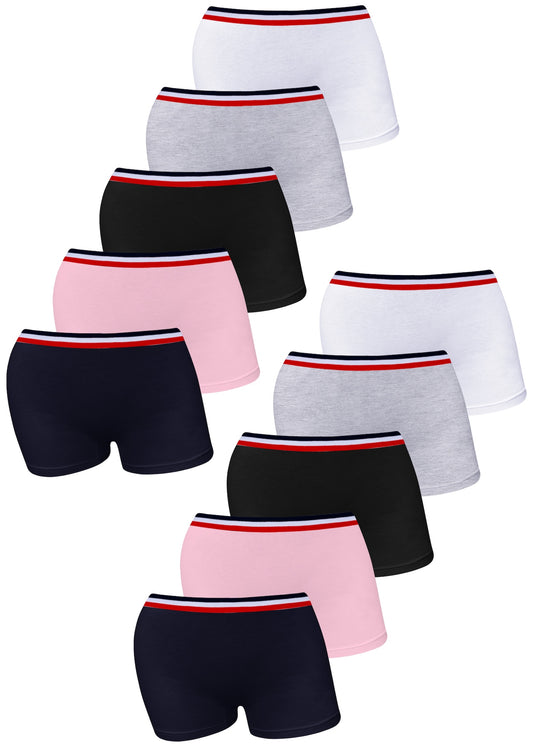 10er Set Pantys Boxershorts - Streifen