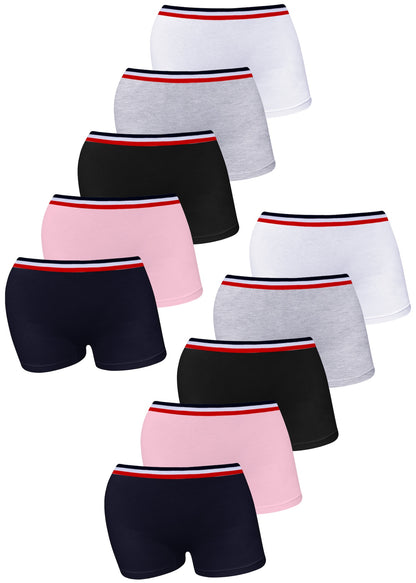 10er Set Pantys Boxershorts - Streifen