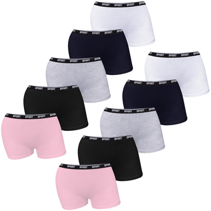 10er Set Mädchen Pantys - Sport - Bunt